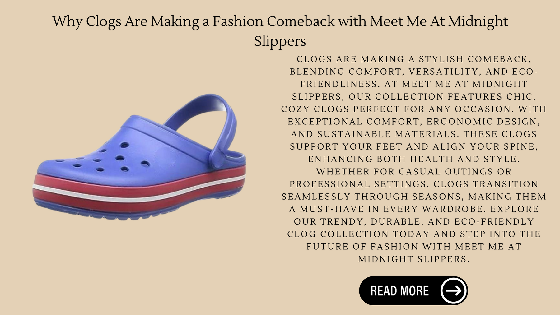 Why Clogs Are Making a Fashion Comeback with Meet Me At Midnight Slippers