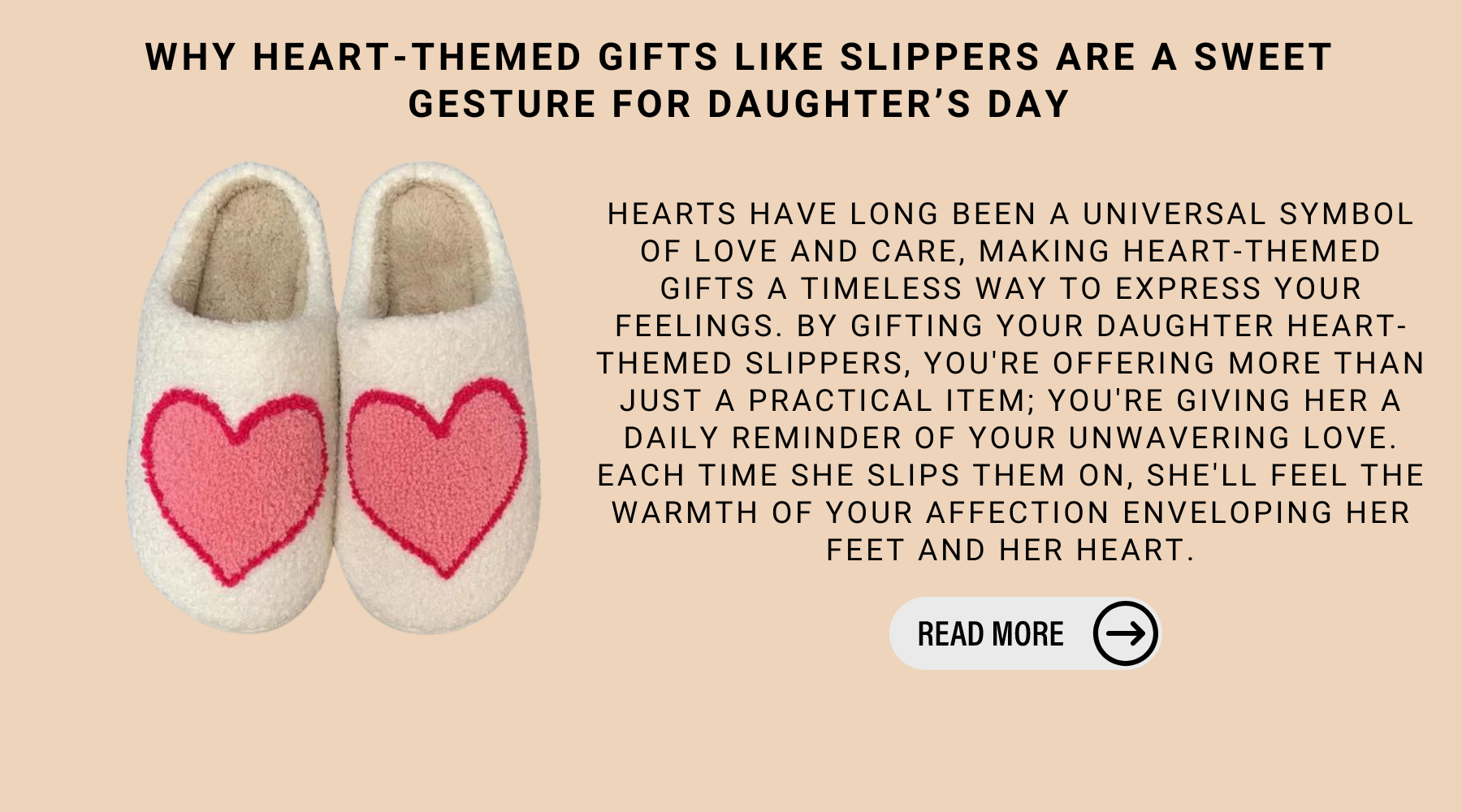 Why Heart-Themed Gifts Like Slippers Are A Sweet Gesture For Daughter’s Day