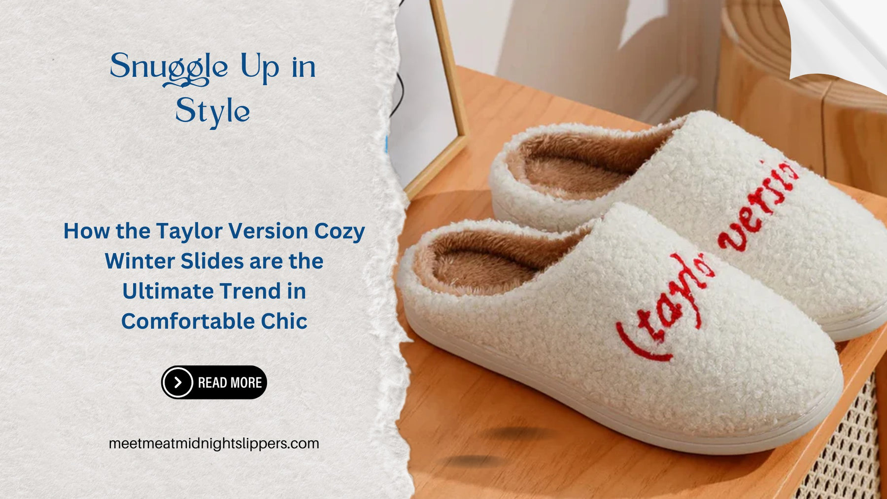 Snuggle Up in Style: How the Taylor Version Cozy Winter Slides are the Ultimate Trend in Comfortable Chic