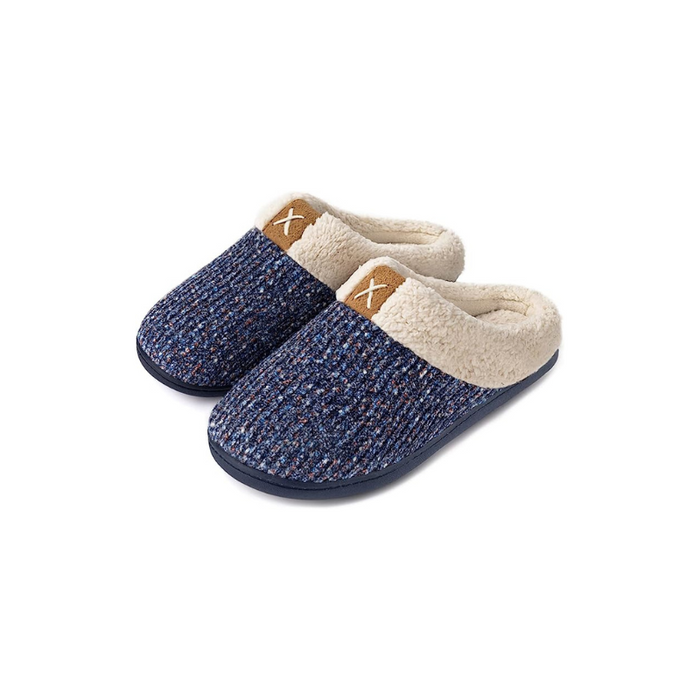 Fuzzy Indoor Slippers With Memory Foam