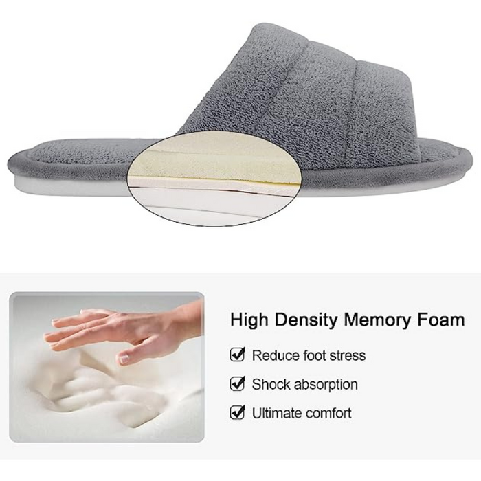 Terry Cloth Casual Slippers