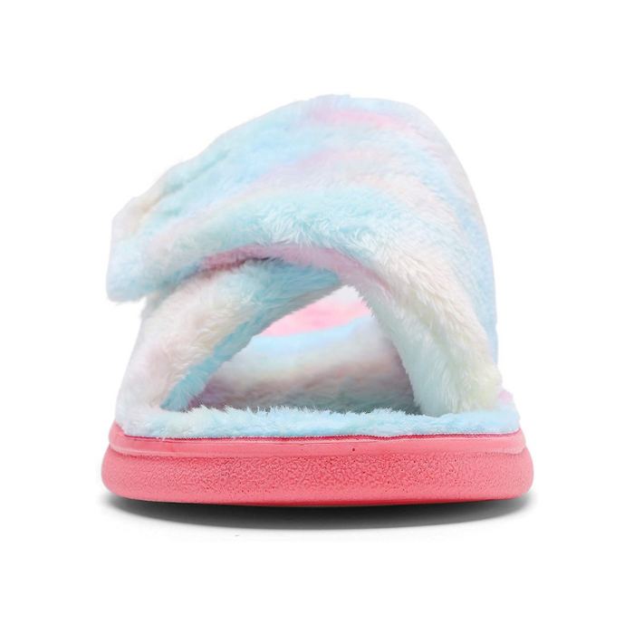 Colorful Fuzzy House Slippers