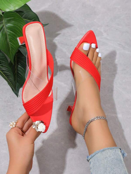 Pointed Sandals With Strap