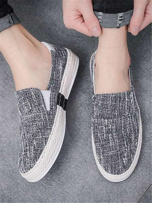 Slip On Woven Sandals