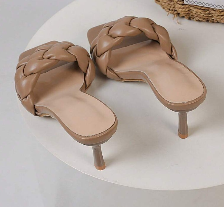 Casual Style High Heel Sandals
