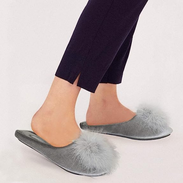 Cozy Velvet Furry Slipper