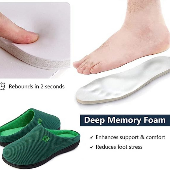 Two Tone Memory Foam Slipper