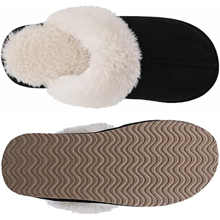 Casual Fuzzy Foam Slippers