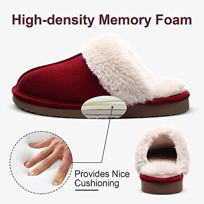 Casual Fuzzy Foam Slippers