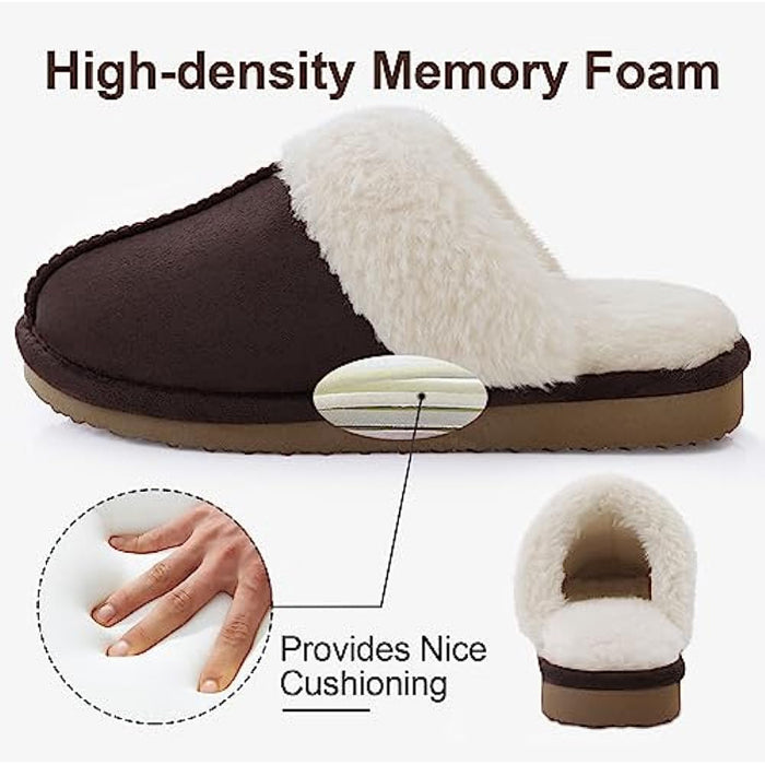 Casual Fuzzy Foam Slippers