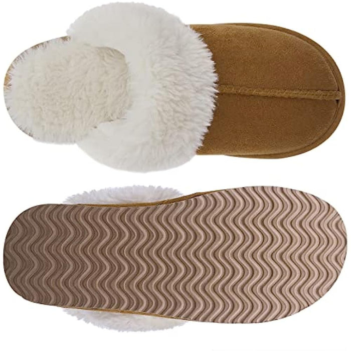 Casual Fuzzy Foam Slippers