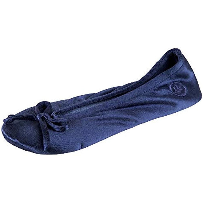 Satin Soft Tie Bow Slippers