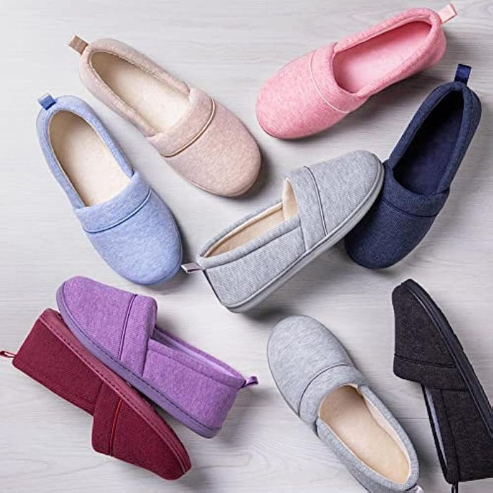 Classic Design Memory Foam Loafer Slippers