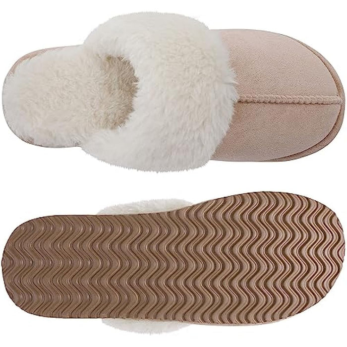 Casual Fuzzy Foam Slippers