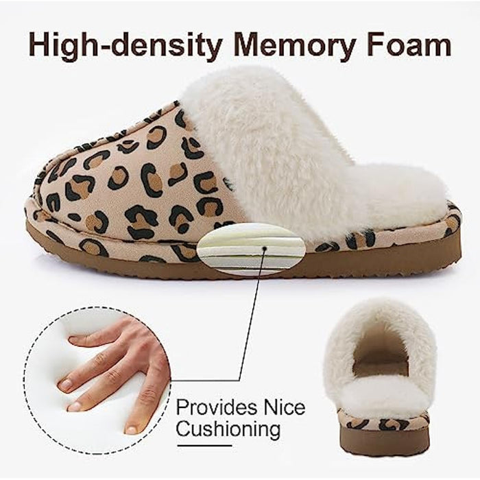 Casual Fuzzy Foam Slippers