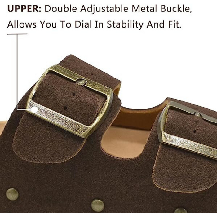 Flat Sliders With Adjustable Buckle