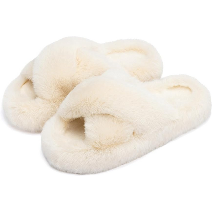 Cross Pattern Foam Bedroom Slippers