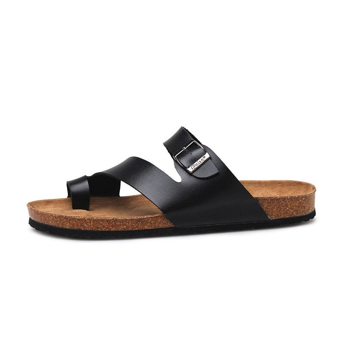 Cork Sandals Single Toe Flip Flop