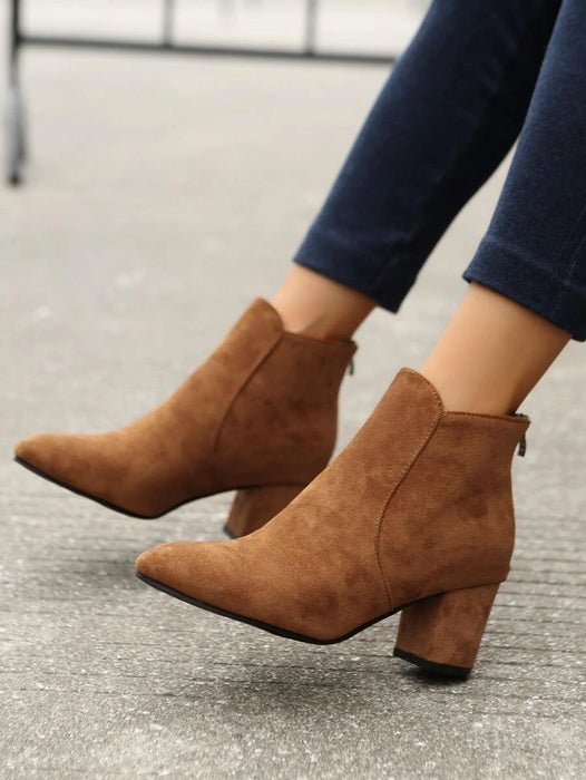 Elegant Solid Colored Boots