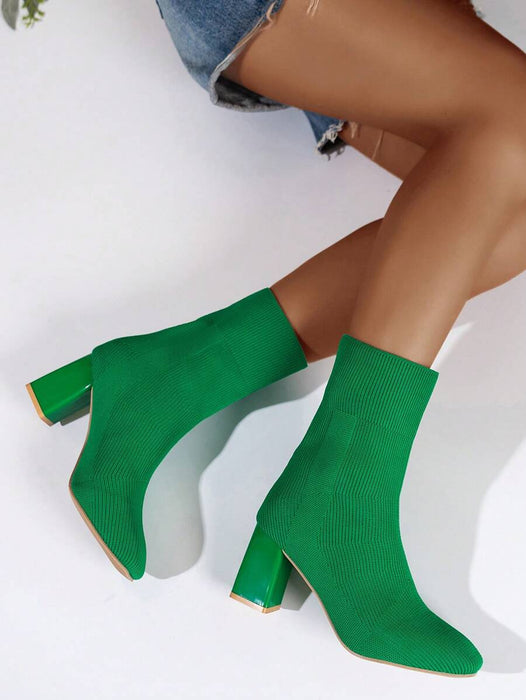 Elegant Stylish Pointed Socks Boots