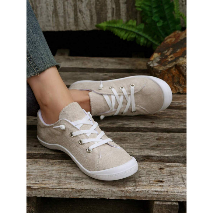 Lace Up Designed Casual Shoes