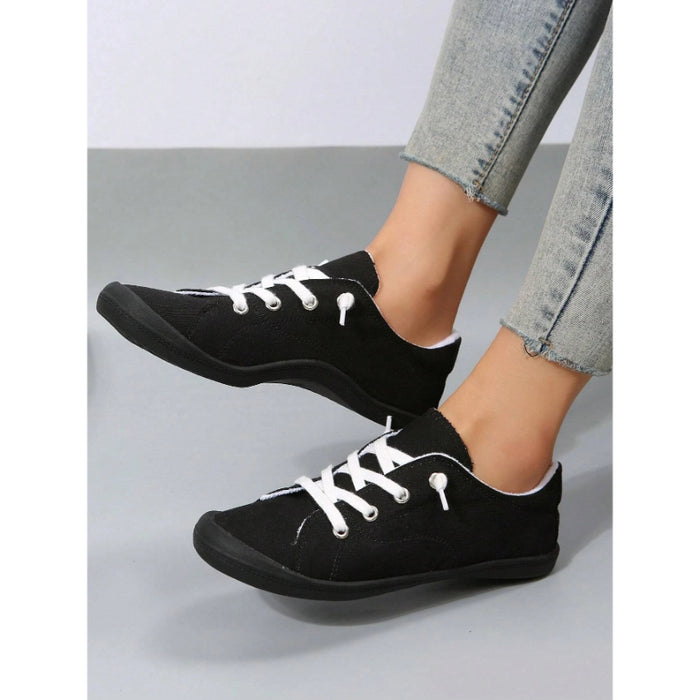 Lace Up Designed Casual Shoes