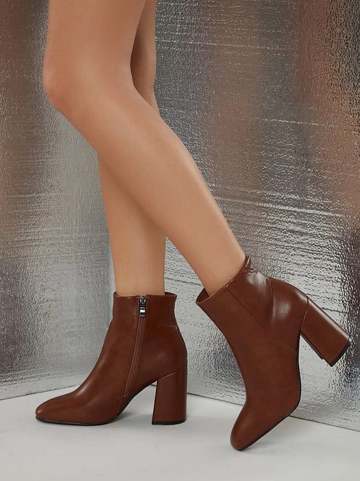 Leather Pointy Boot