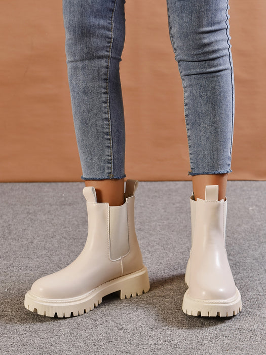 Solid Colored Chelsea Boots