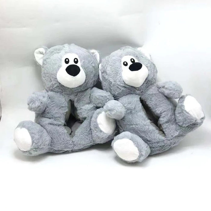Teddy Bear Winter Home Slippers