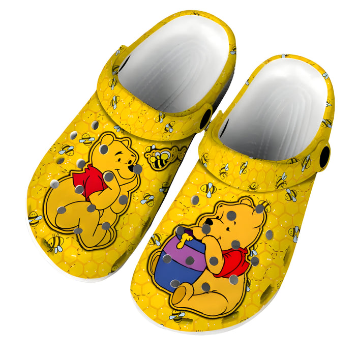 Winnie The Pooh Pot Themed Clogs