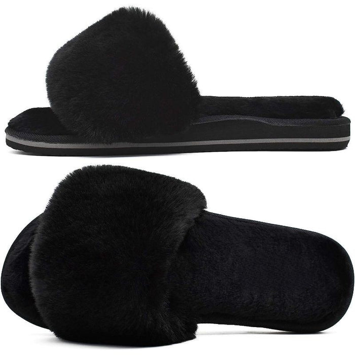 Casual Slides Plush Slippers