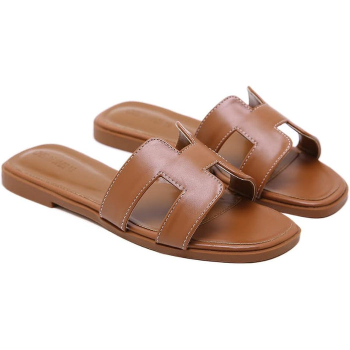 Refined Double Strap Comfort Sandals for Women