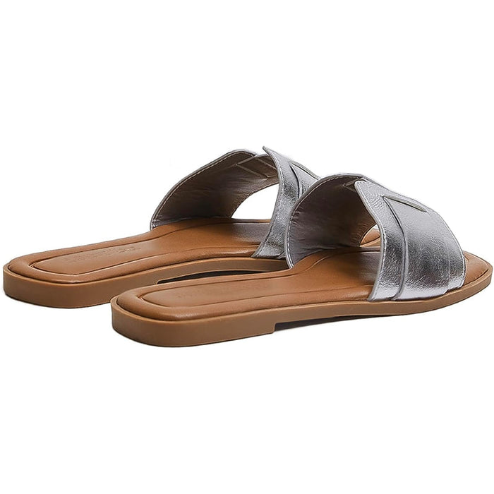 Refined Double Strap Comfort Sandals for Women