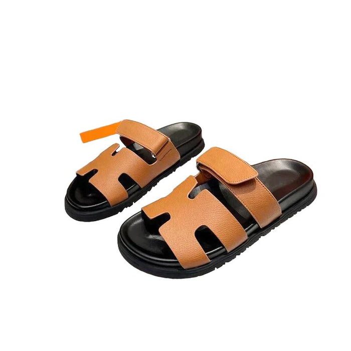 Men Dual Shade Adjustable Slide Sandals